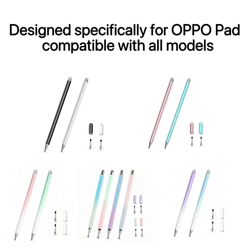 

Stylus Pen for OPPO Pad, 2-in-1 High Sensitivity Pen Compatible with OPPO Pad、Pad 2、Pad Air& All Capacitive Touch Screens