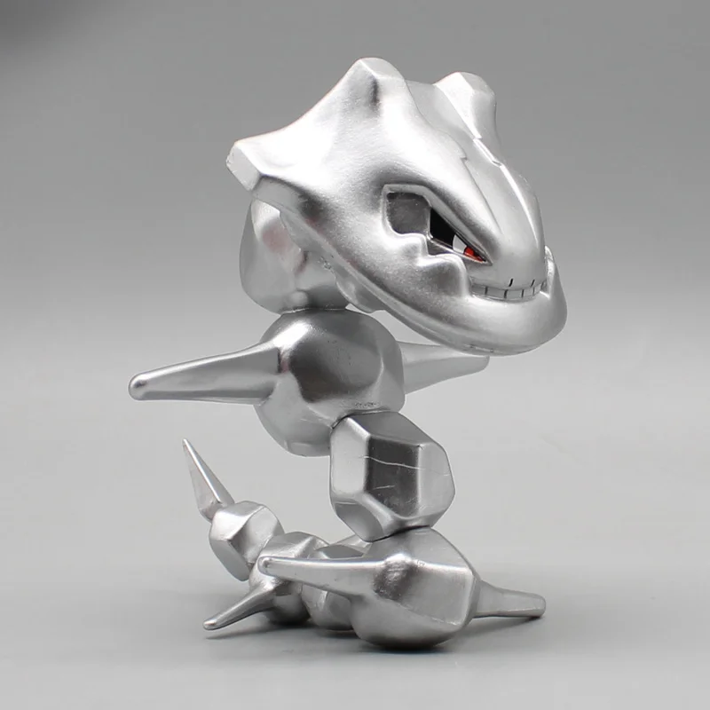 10cm Pokemon Gk Steelix Figurki Anime Silver Evolution Kawaii Mini Action Doll Model Desktop Decoration Children Collection Toy