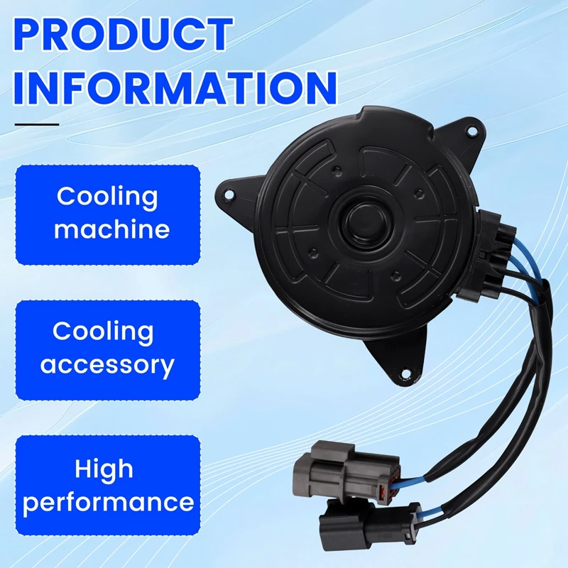 Radiator Fan Cooling Motor 21487-1KA0E, 21487-1KA0B, 21487-1KA0A For Versa 2012-2019 Versa Note 2014-2019