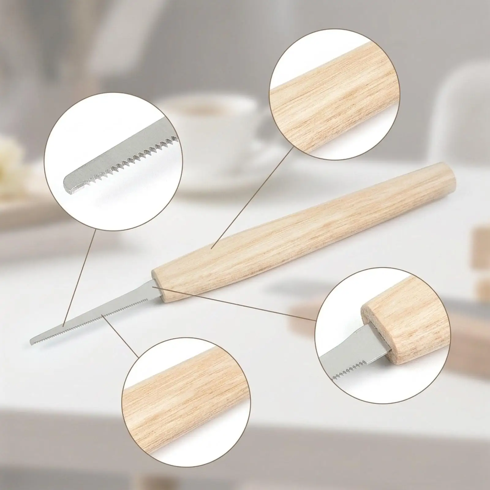 Guitar Maintenance Tool Wooden Handle Universal String Slot Bridge Pin Hole Setter for Acoustic Guitar Upgrade and Repair
