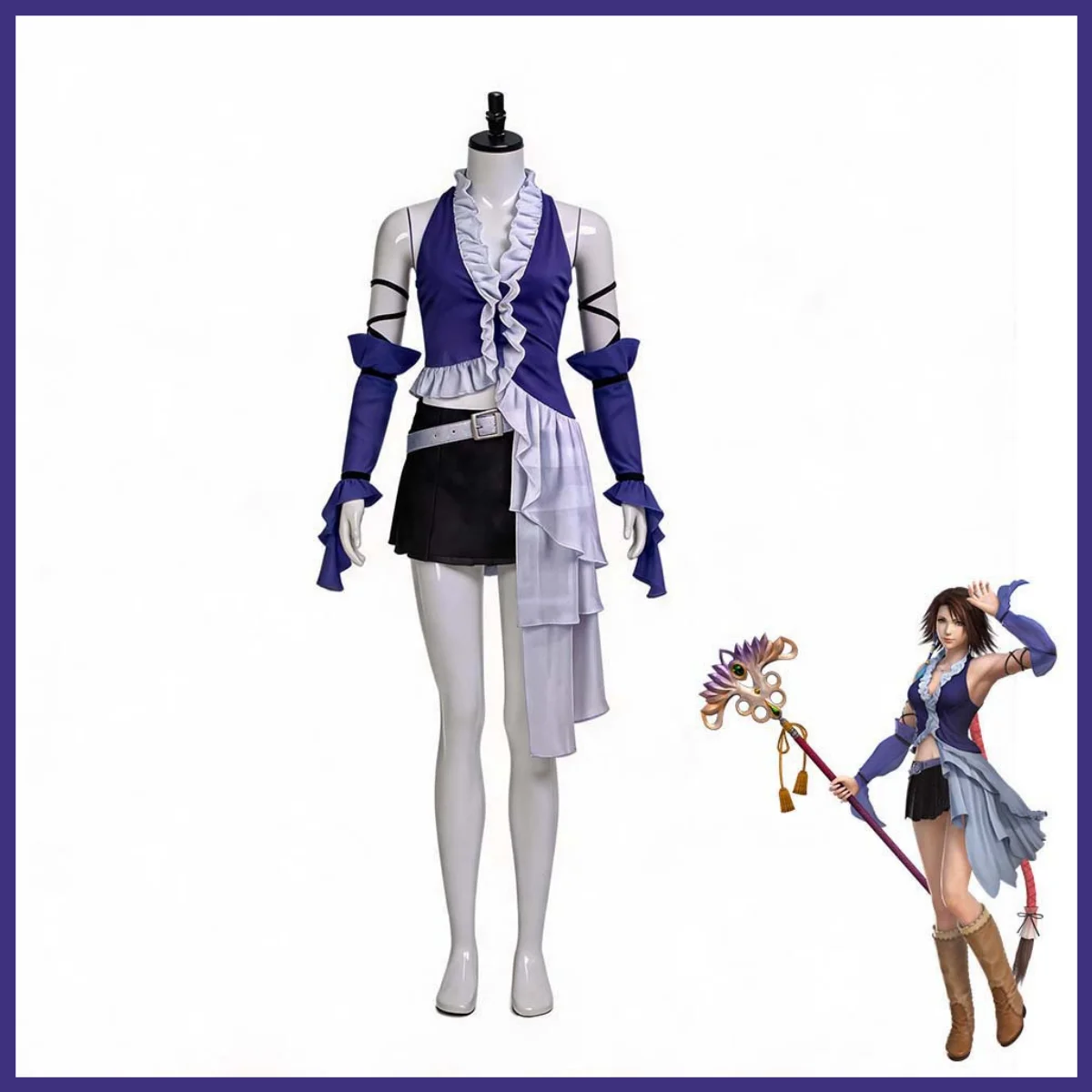 Disfraz de Cosplay de Yuna del - Tech X reseña y precio