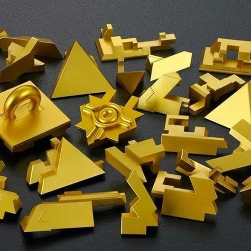 

В наличии: Фигурка Bandai Yu-Gi-Oh Ultimagear Millennium Puzzle, оригинальная модель, игрушка-фигурка для детей