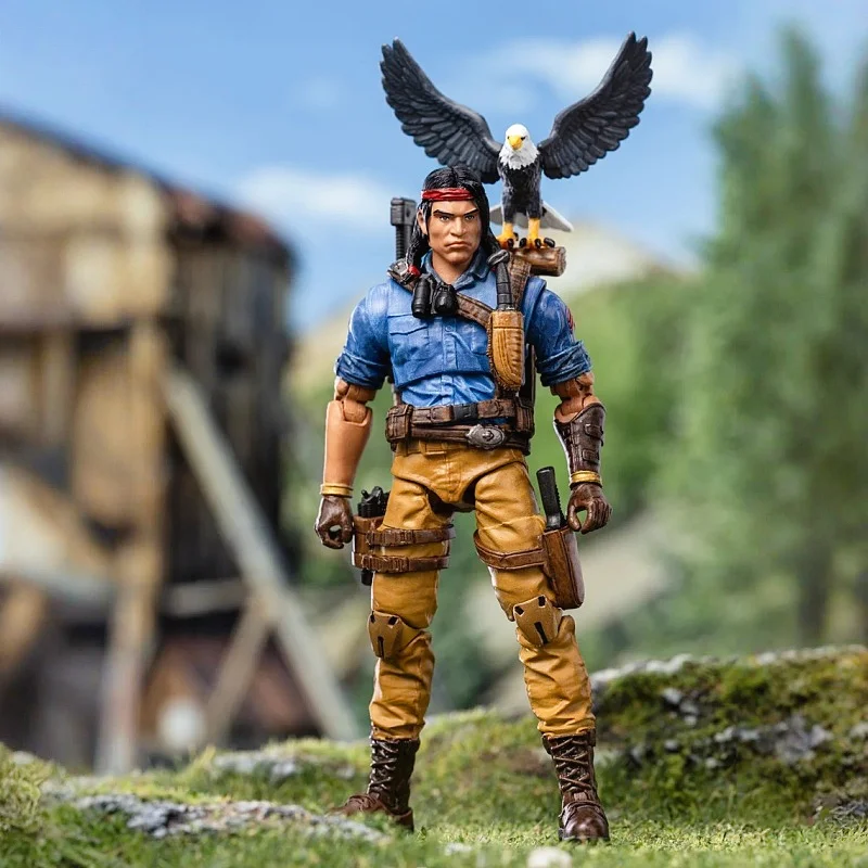 

Hiya Exquisite Mini G.I. Коллекционная подвижная фигурка Джо в масштабе 1/18 Spirit Iron-Knife с аксессуаром в виде орла, военная игрушка