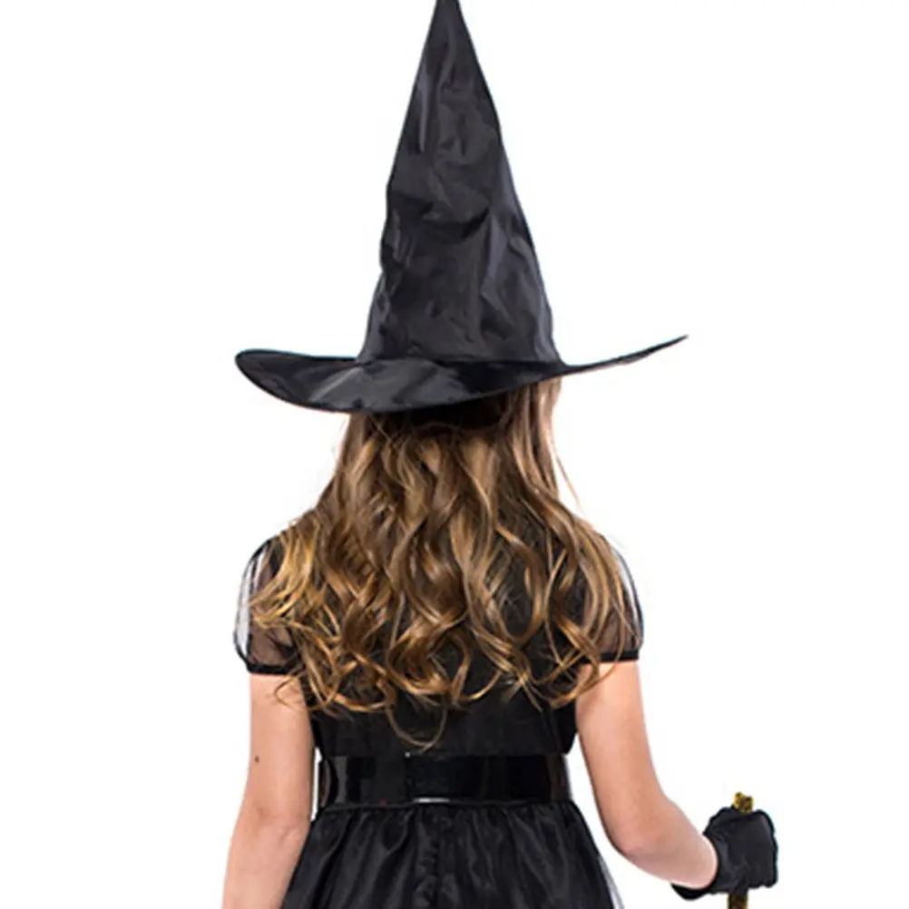 1Set Kids Witch Costume Outfit Halloween Special Occasion Soft Comfort Fit Easy on Cosplay Party Dress Classic - view 2