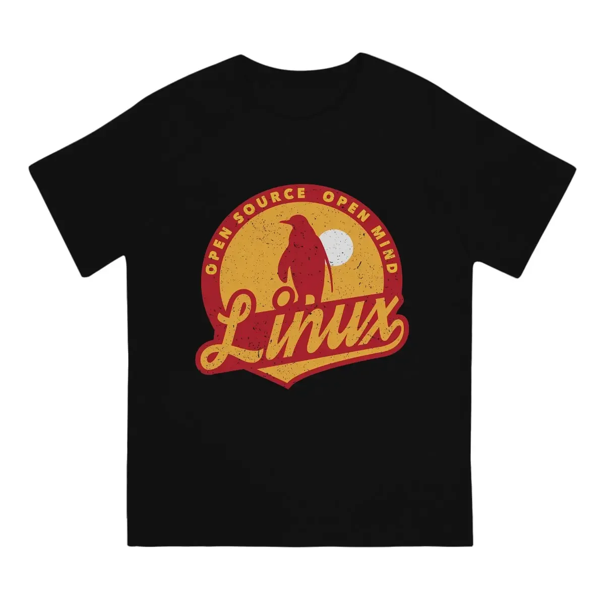 Linux Operating System Open Source Open Mind Tshirt Homme Men's Clothing Blusas Polyester T Shirt For Men