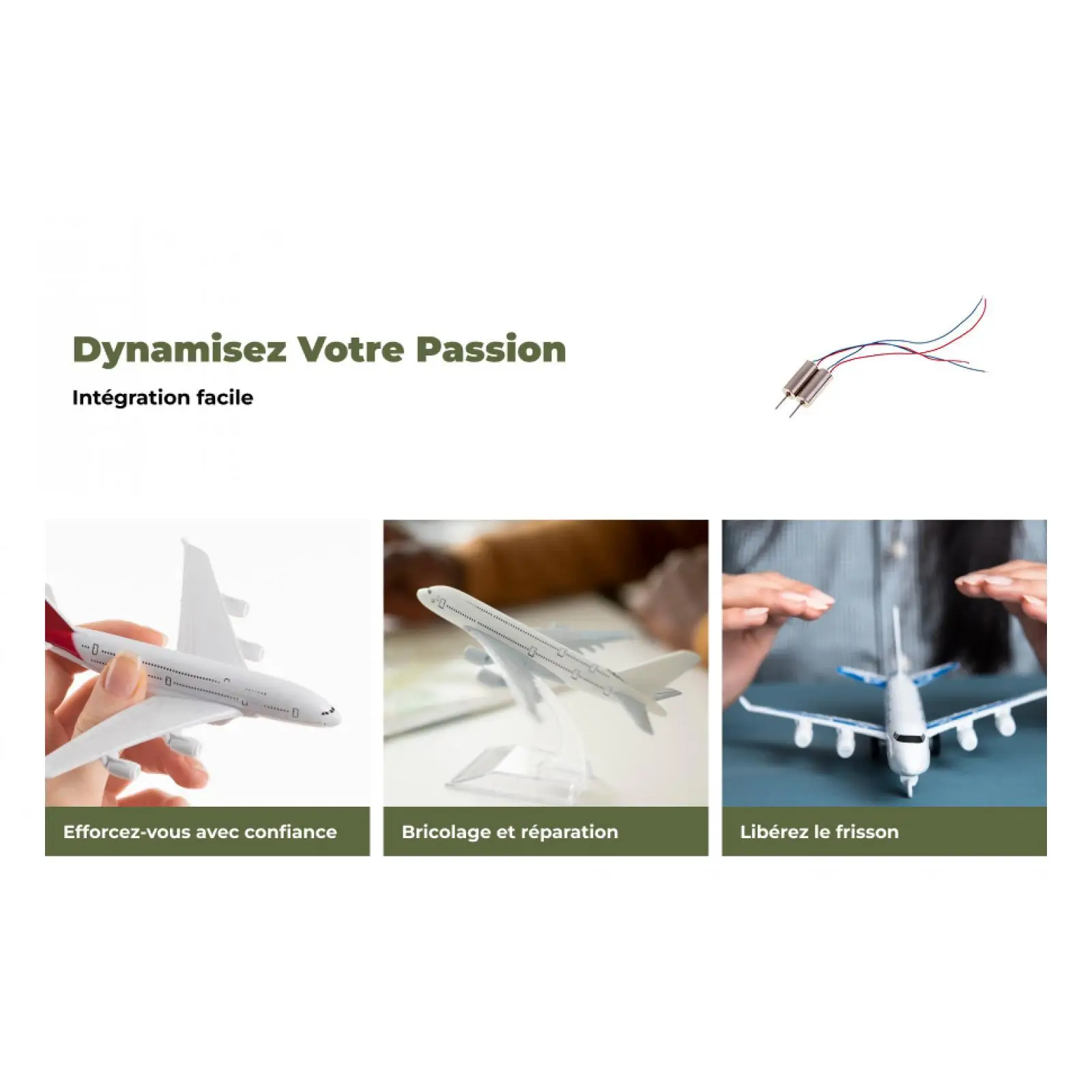 2pcs DC 3.7V 45000RPM Mini Coreless Motor Helicopter Quadcopter RC - Image 4