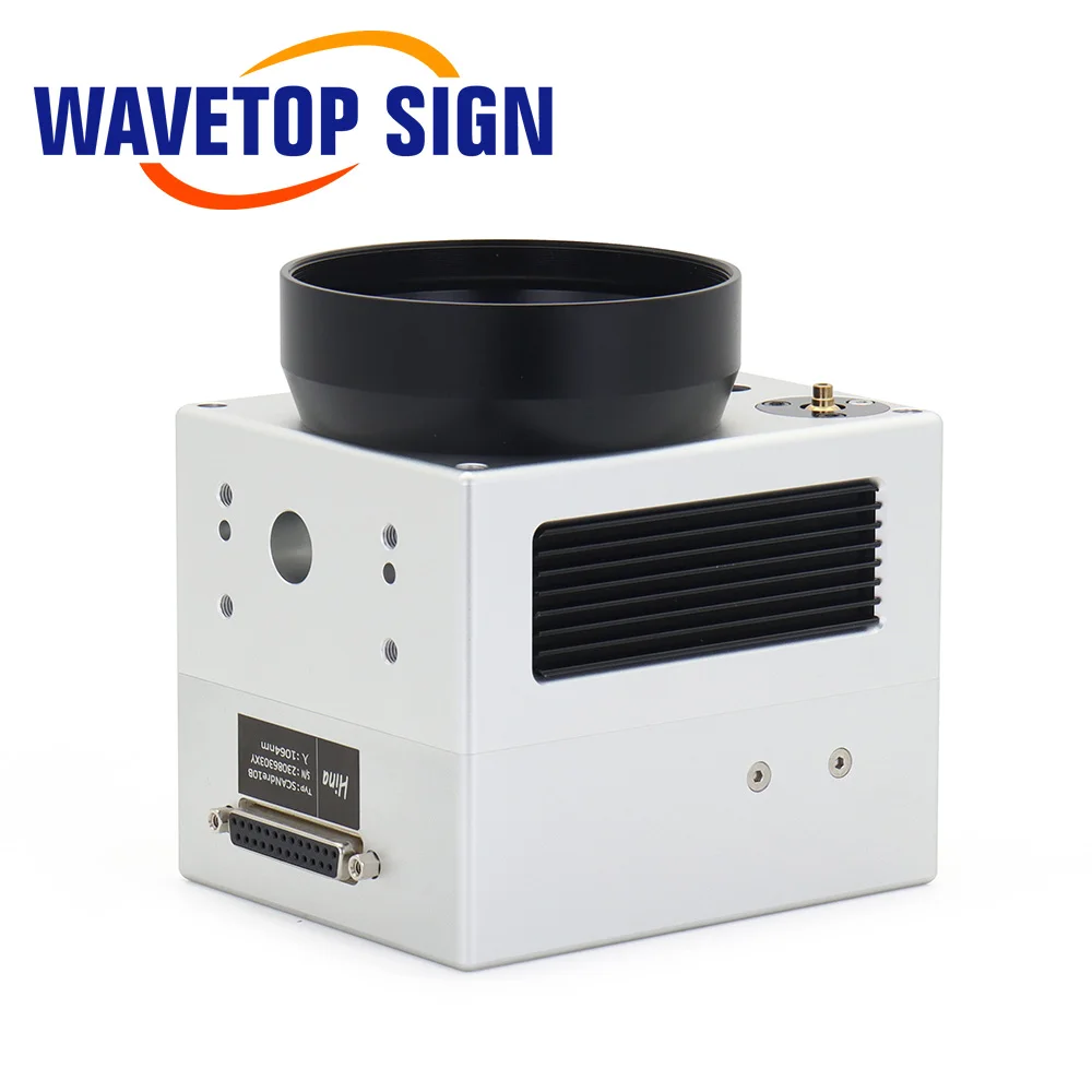 WaveTopSign-Juego de cabezales de Galvo Digital con luz roja para máquina de marcado láser de fibra de CO2, UV, 3D, YAG, 10mm de apertura