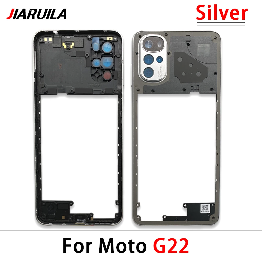 New Middle Frame Housing Case For Moto G22 G52 G71 G82 G50 5G Middle Frame Bezel Middle Plate Replacement Part