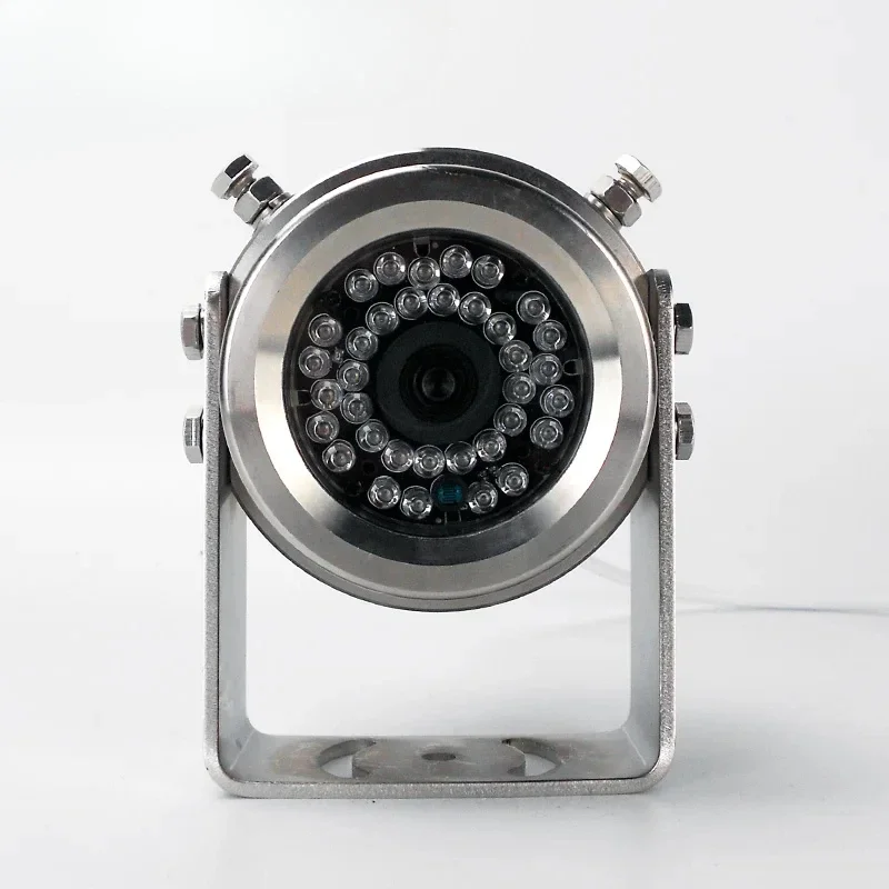 

Hot sales IP68 Protected Underwater CCTV Camera Seawater Grade Stainless Steel Aquarium Camera Swimming Pool Camera