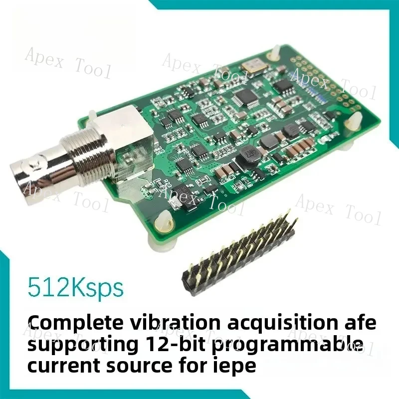 ADS127L01/512Ksps/24Bit ADC IEPE/ICP Vibration Data Acquisition Module