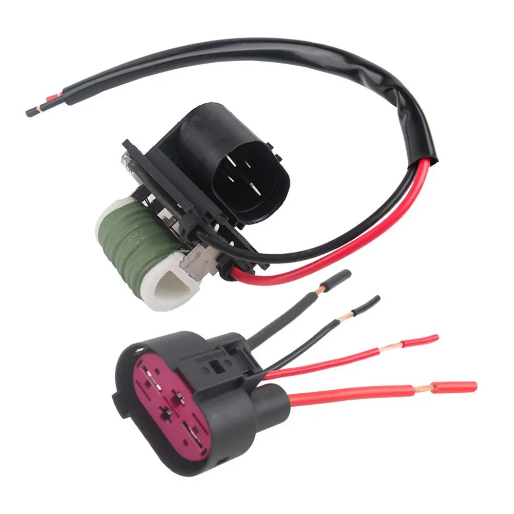 

Automobile Relay Kit 2PCS Blower Resistor Connector 13427160 13427161 13289627 for Aveo Verano Heating and Cooling
