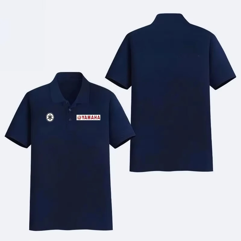 

Summer YAMAHA Yamaha American Vintage Street POLO Shirt Logo Printed Short Sleeve T-Shirt Men's Top