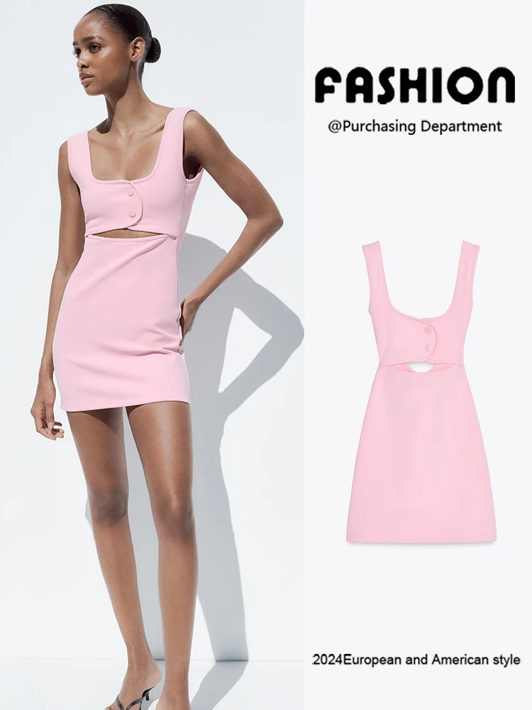 

Summer New Women's Slim Fit Elastic Svel Open Design Dr High Waist ort Skirt Length for Par Pure Color Other 00%