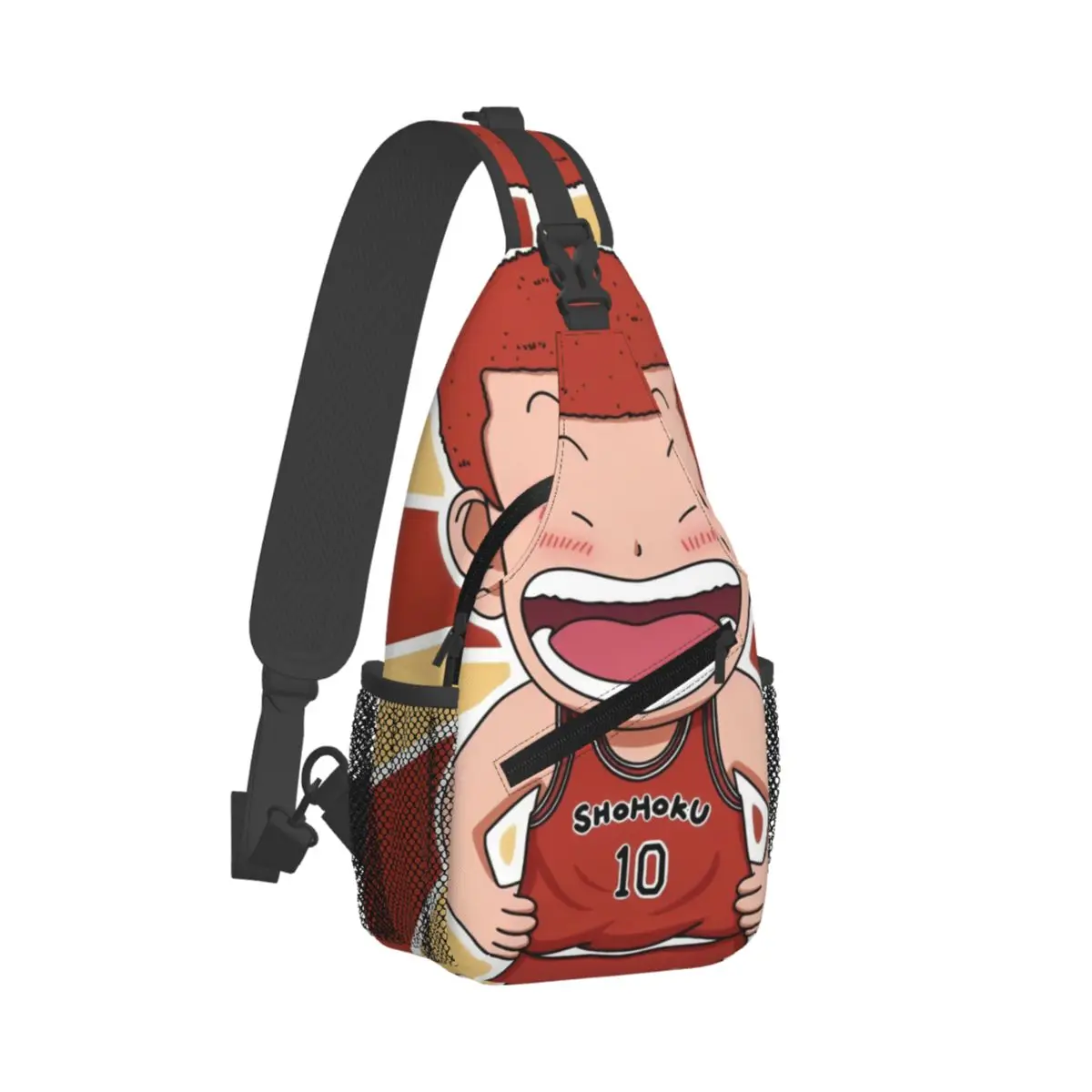 

Slams-Dunks Anime Cartoon Manga Crossbody Sling Bag SmallChest Bag Shoulder Backpack Daypack for Travel Hiking Biking Pack