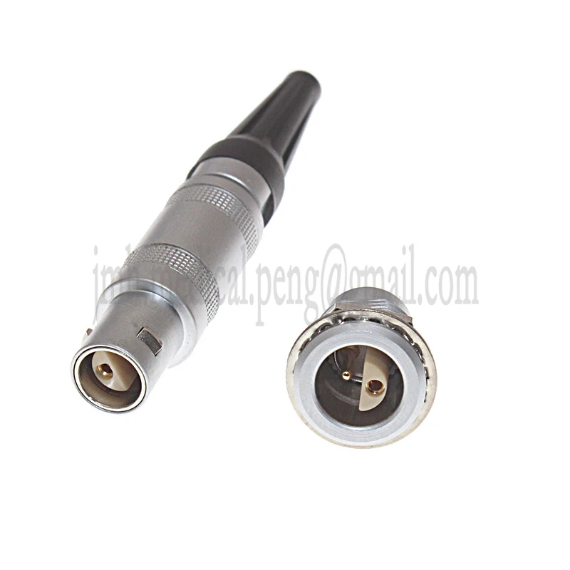 FFA ERA 0S Series 1 2 3 4P Core Half-moon Aviation Metal Plug Socket Push-pull Self-locking Precision Connector Antenna RF Cable