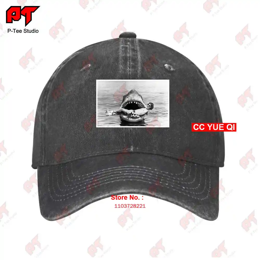 Jaws Steven Spielberg Bare Chested In Mouth Baseball Caps Truck Cap NZPC