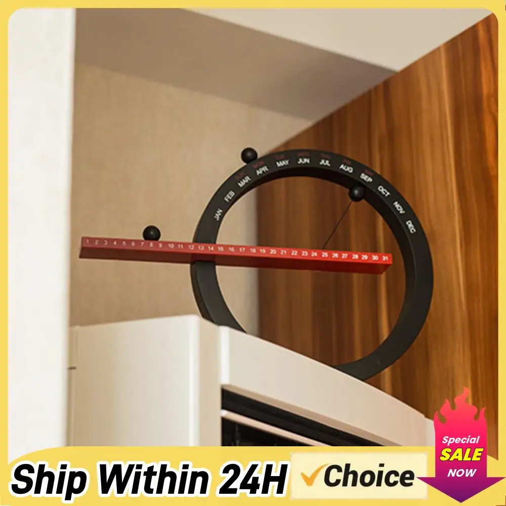 

Магнитный вечный календарь с шариками: месяц, неделя, дата. Креативный настенный/настольный календарь-декор для спальни.