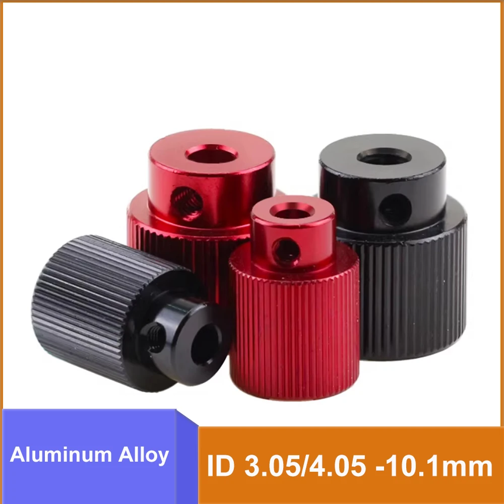Without Teeth Knurled Hand Wheel Thumb Screw Nut ID3.05/4.05/5.05 -10.1mm Aluminum Alloy With Side Hole Thread Hand Tighten Nuts