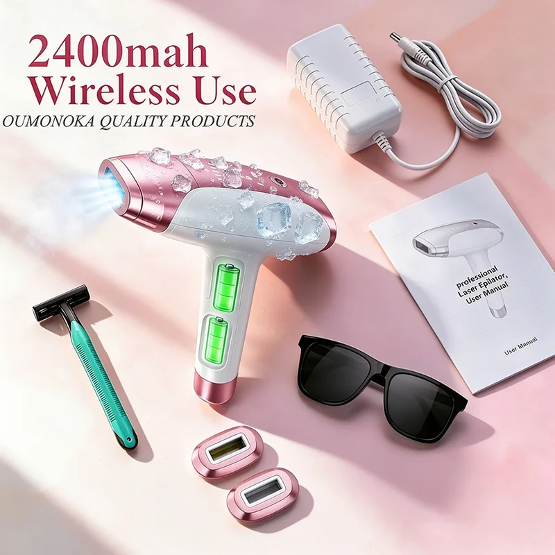 Women's Laser Epilator Hair Removal Device Electric Facial Shaver IPL Permanent Hair Removal Machine Adult Clearance