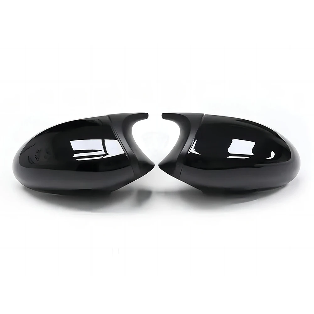 Replacement Rearview Side Mirror Covers Cap For BMW E90 E91 E92 E93 3 Series Pre LCI M Style ABS Glossy Black Casing Shell