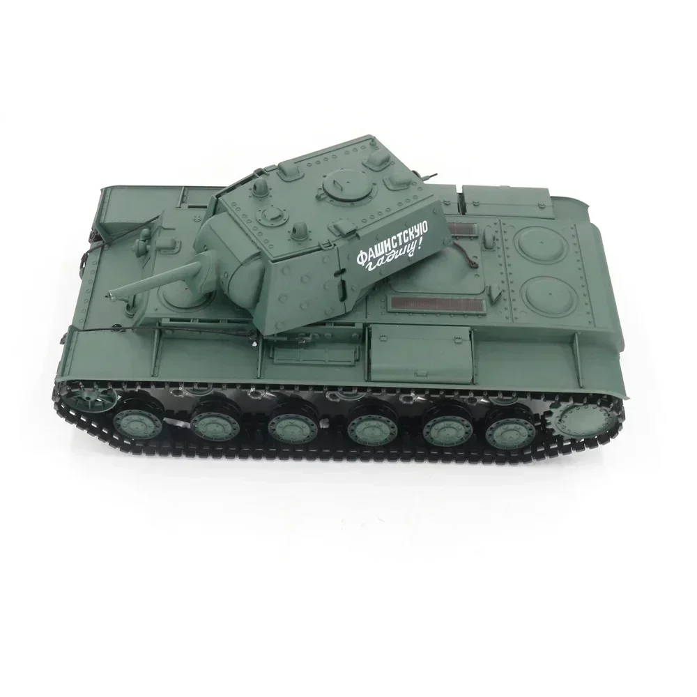 New Soviet Kv-1s Henglong Heavy Remote Control Tank Simulation Battle Competitive Tank Track Model Toy Children's Gift