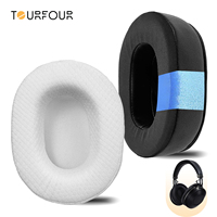 TOURFOUR Replacement Earpads for Bluedio H2 Headphones Ear Cushion Cover Sleeve Earmuffs Headset Headband