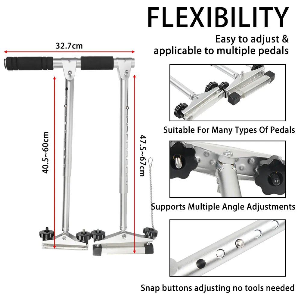 for Injured Handicap Car Hand Controls Device Silver For Disabled Drivers Portable Handicap Driving Hand Controlled Drive Assist