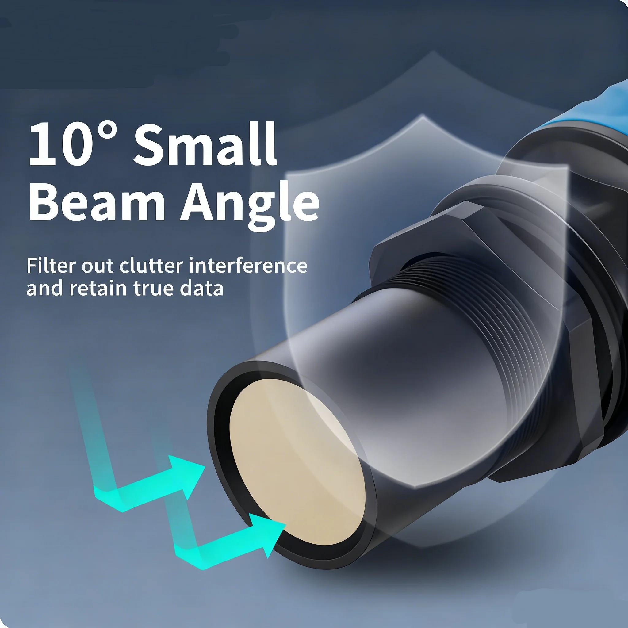4-20mA/RS485 Ultrasonic Level Meter 2m/5m/10m/20m Liquid Level Transmitter DC24V LCD Ultrasonic Liquid Level Transmitter