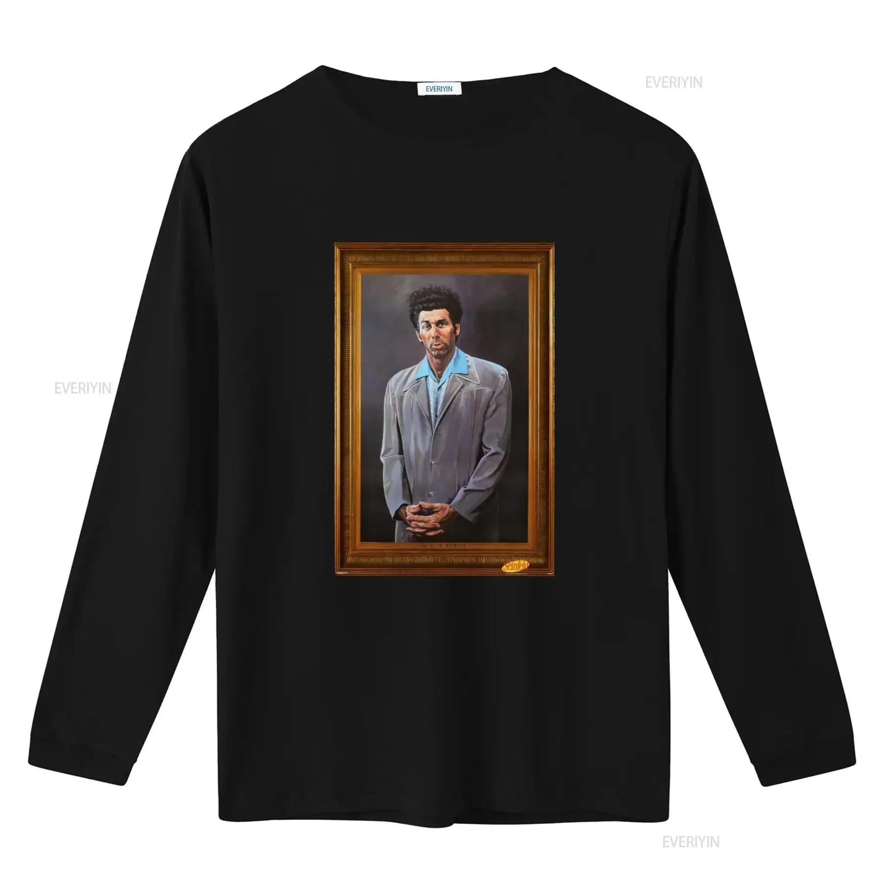 Seinfeld THE KRAMER Men's Blue T Shirt Stylish Design Small Size New with Tags vintage Washed Unisex designer clothes homme