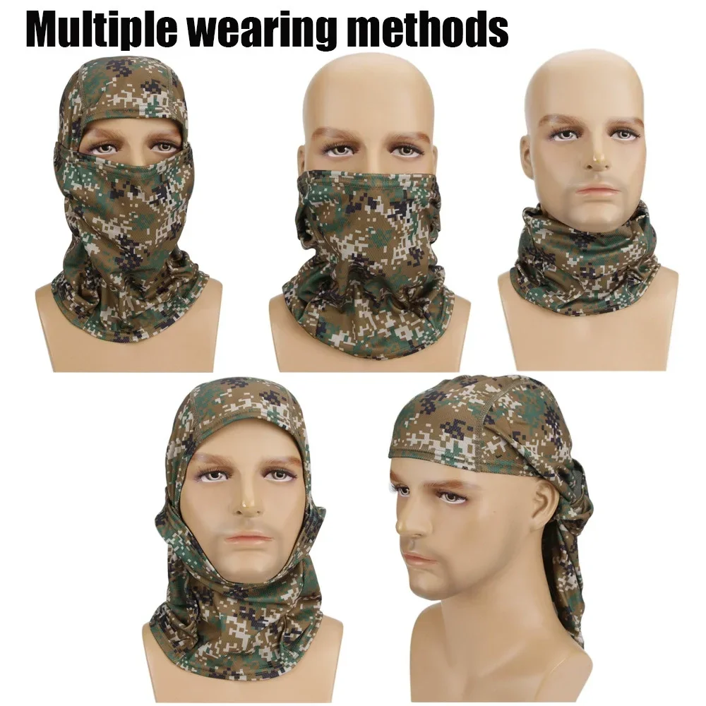 Bicycle Face Cover Mask Breathable Windproof Motorcycle Riding Face Mask Skull Men Headband Bandana Halloween CS Masks Ski Mask