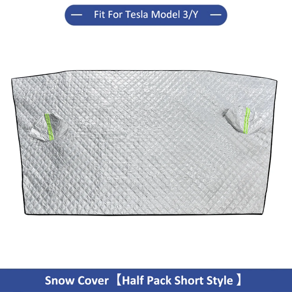 Capa protetora para para-brisa de carro, proteção contra neve para tesla modelo 3/y, à prova d'água, inverno, exterior, janela frontal externa