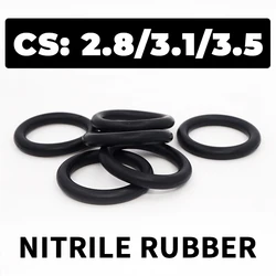 20 pz/lotto nero NBR guarnizione O-Ring CS1.5mm OD31/32/33/34/35/36/37/38/39/40/42/45/46/48/50*1.5mm guarnizione anelli di gomma GasketWasher.-
