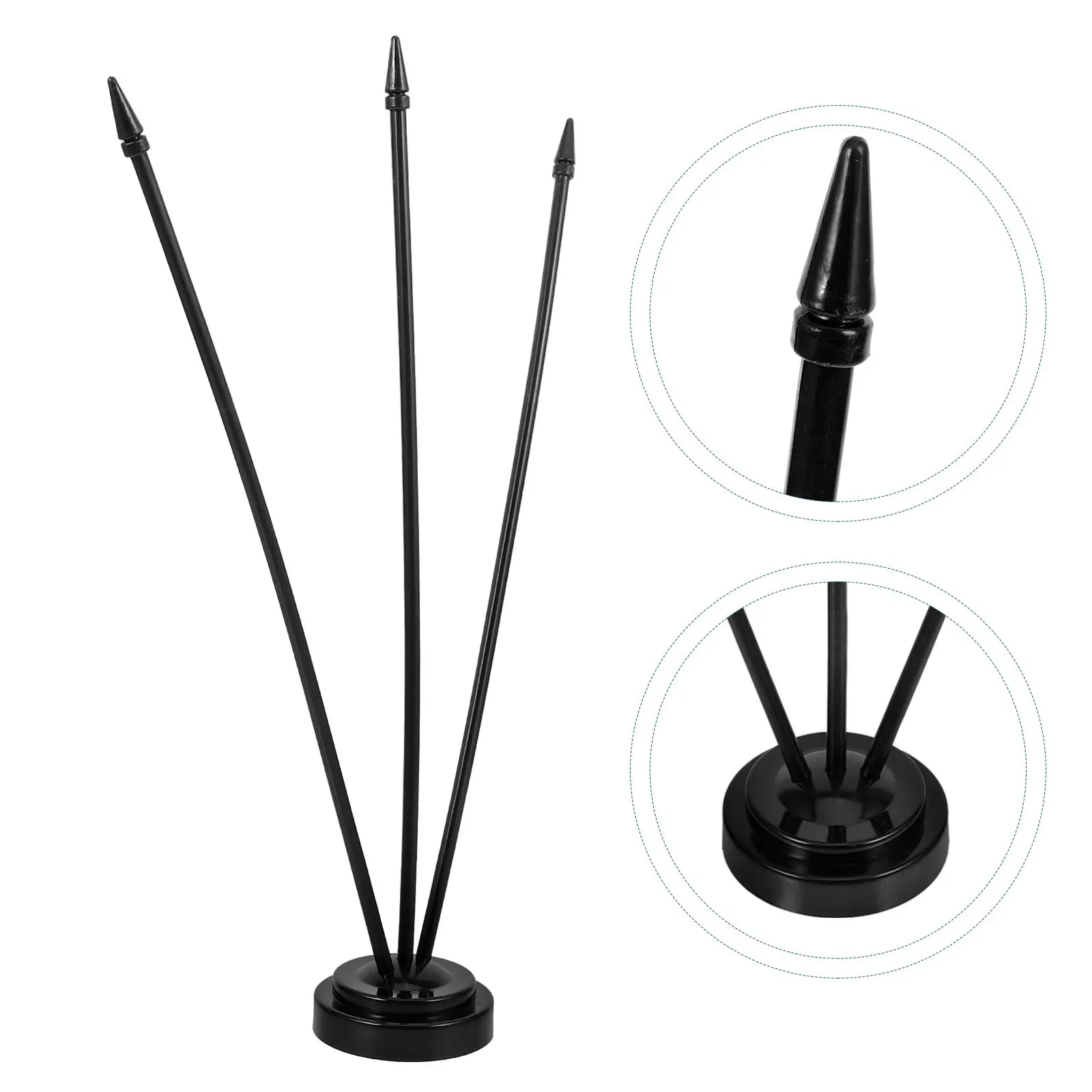 

Набор из 1 шт. Надежная пластиковая мини-подставка для флагов, основание для флагштоков, для маленьких флагов, портативная, устойчивая, для использования в помещении и на улице, для офиса, совещаний, окон