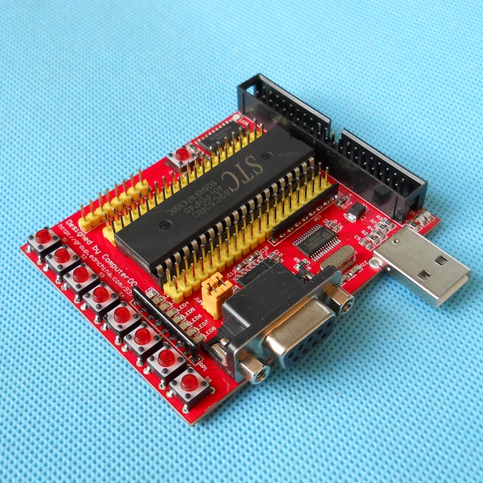 

It is suitable for USB development board 51 microcontroller to learn STC experiment and send supporting data schematic