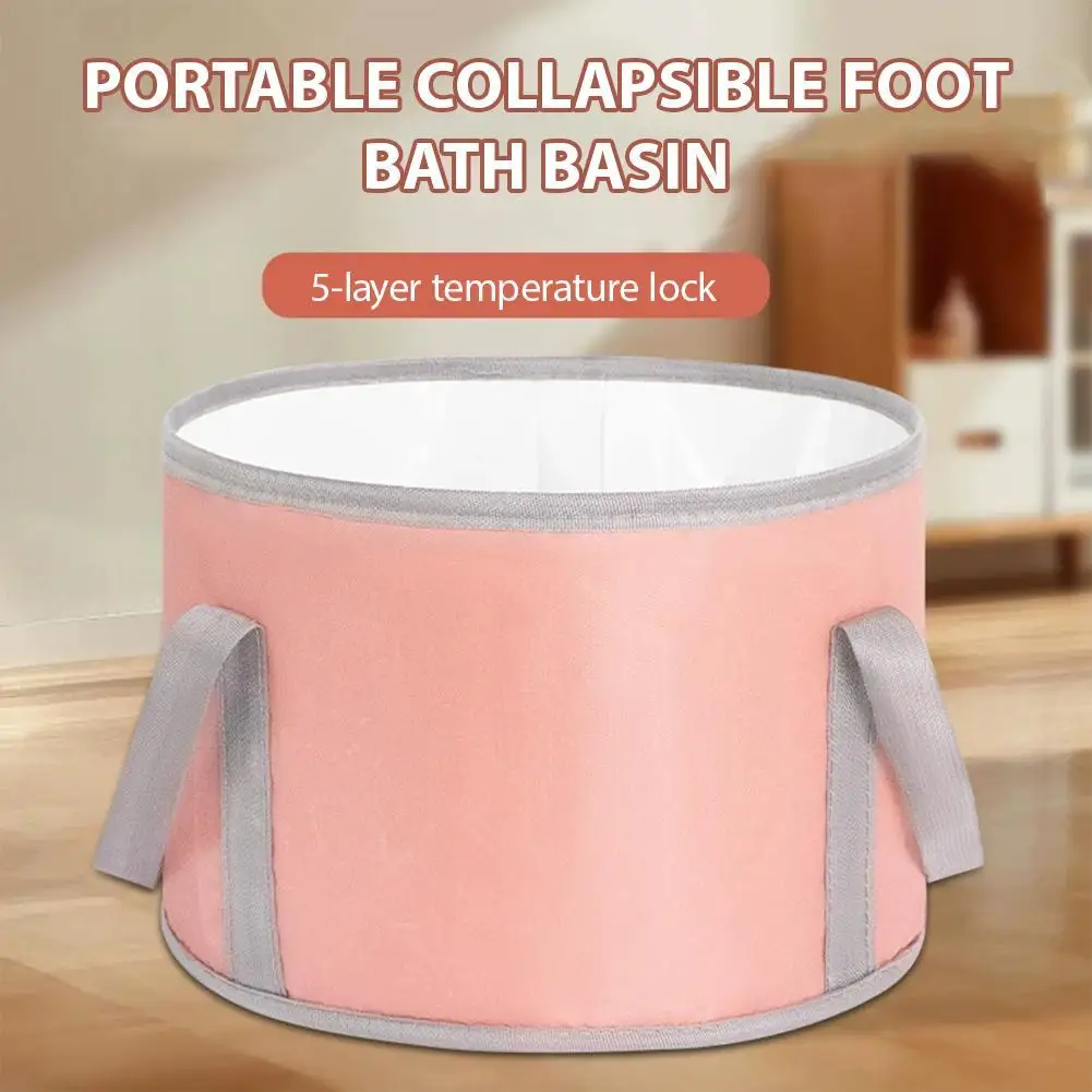 

Portable Foldable Foot Bath Tub for Home & Travel, Collapsible Bucket for Foot Soaking and Spa, Lightweight