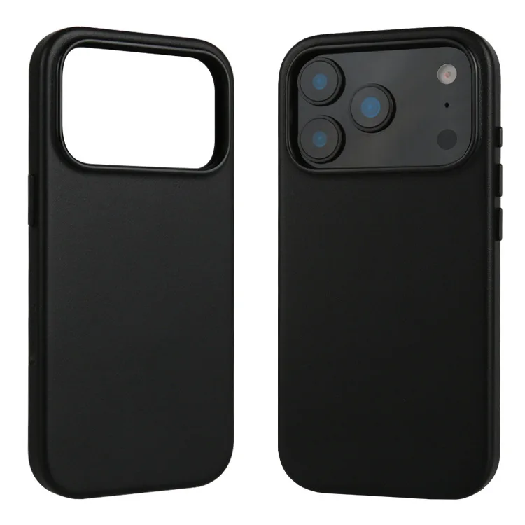 

Чехол для iPhone 17 Pro Max Magsafe, магнитный чехол для телефона из искусственной кожи с защитой от падения и царапин, текстурированный чехол для iPhone 17, 6,3 дюйма