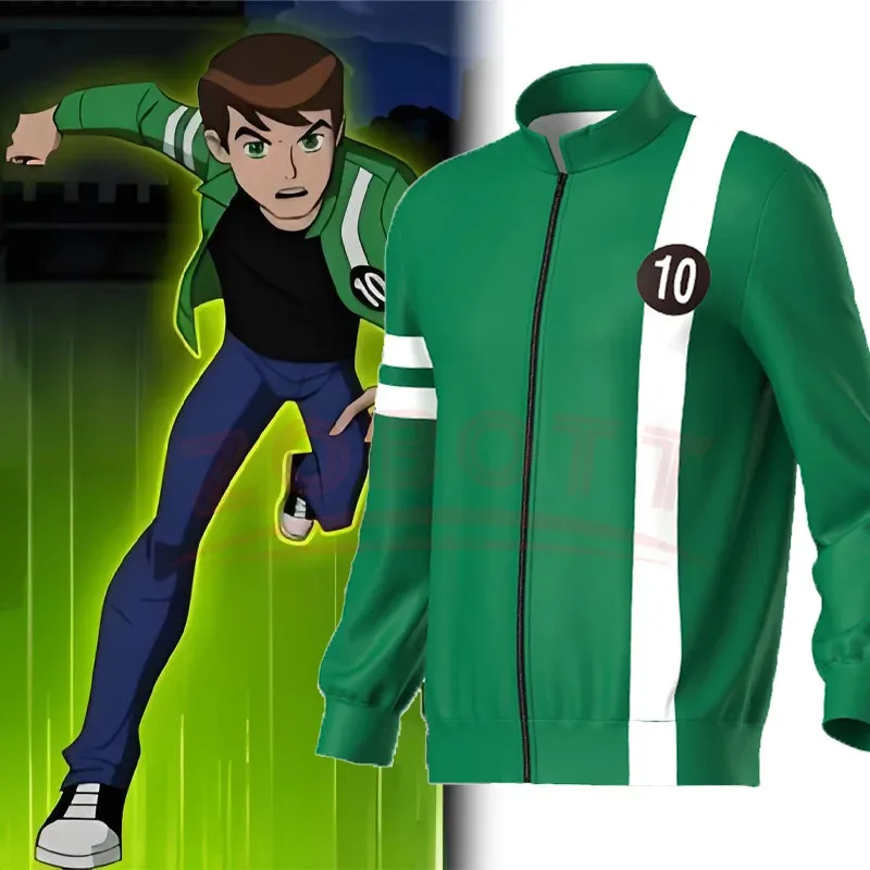 أنيمي Ben10 الغريبة فورس بن تينيسون تأثيري للجنسين البلوز سترة هوديس سستة معطف الزي الرسمي غير رسمي ملابس الهالوين