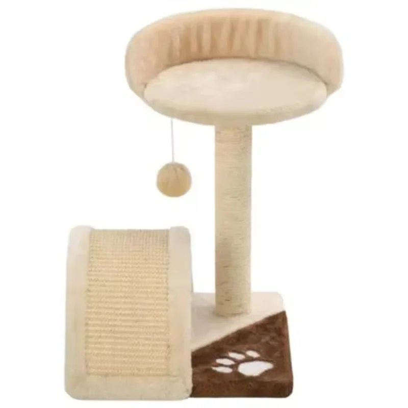Simple and stylish design sisal cat climbing tower interactive cute shape cat scratching rod