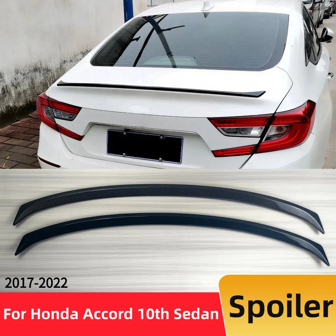 

Rear Splitter Spoiler Wing Tail Air Deflector Tuning Accessories Boot Lip Trim For Accord Honda 10th Gen Sedan 4 Door 2017-2022