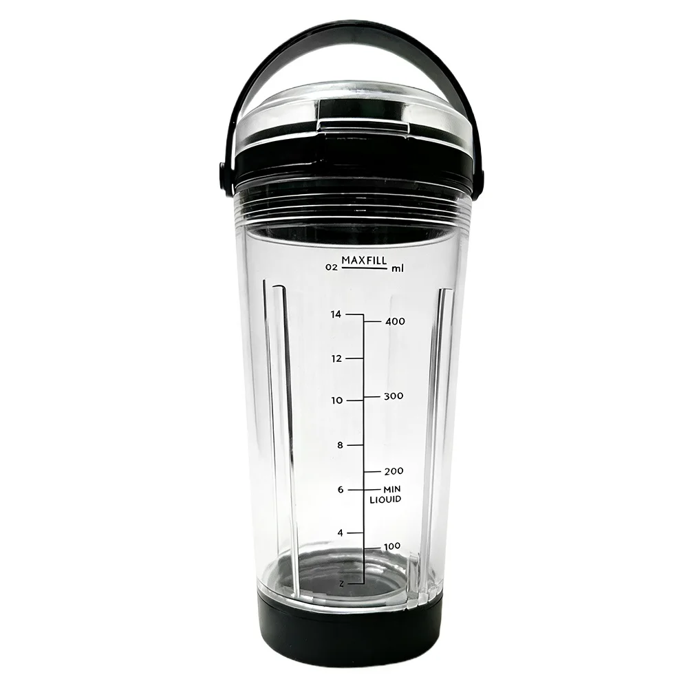 Blender Cup for Ninja Blast BC151BK /BC100 Series Portable Blender For Shakes and Smoothies BPA Free Leakproof-Lid and Sip Spout