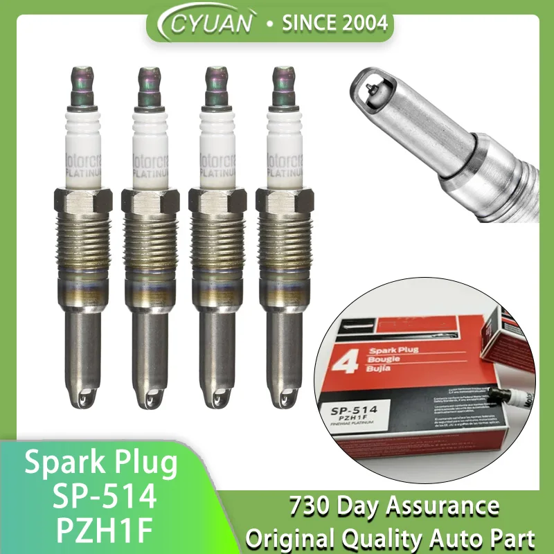 Bujías de platino SP-514 PZH1F, 4/6 uds., para Ford Explorer Sport Trac Mustang Avanti Mountaineer F150 4.6L