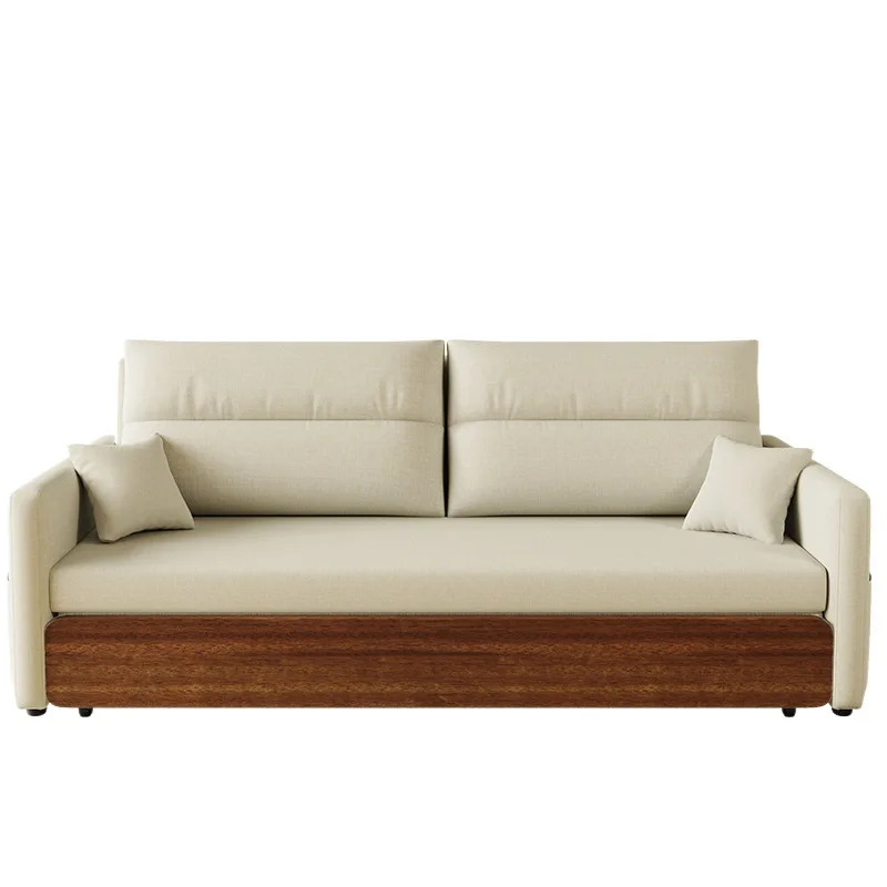 

Sofa bed Nordic small apartment Japanese-style double folding retractable sitting and sleeping 1.8-meter cloth bed