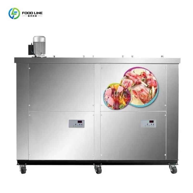 Customized Two Molds Ice Popsicle Maker Home Commercial Ice Lolly Making Machine