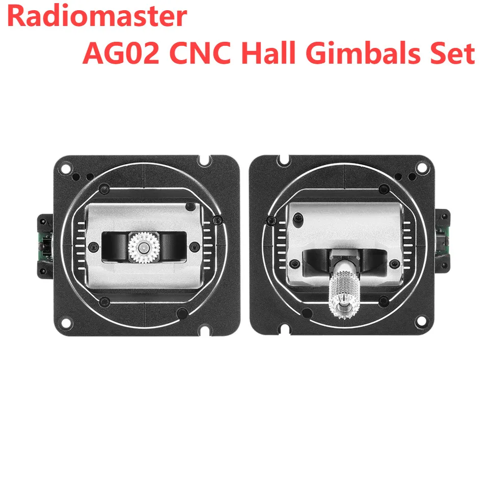 

Pre-Order Radiomaster AG02 CNC Hall Gimbals Set Throttle and Centering For TX16 TX15 Boxer