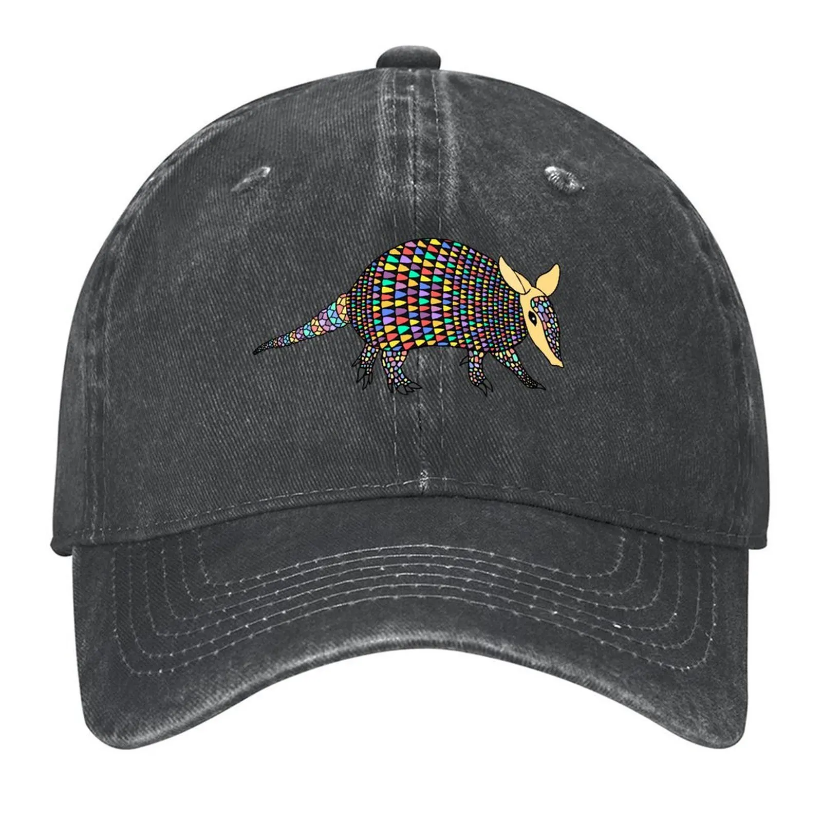 

Rainbow Armadillo Baseball Cap Ball Cap Sun Hat For Children Military Tactical Cap Sun Boy Women's