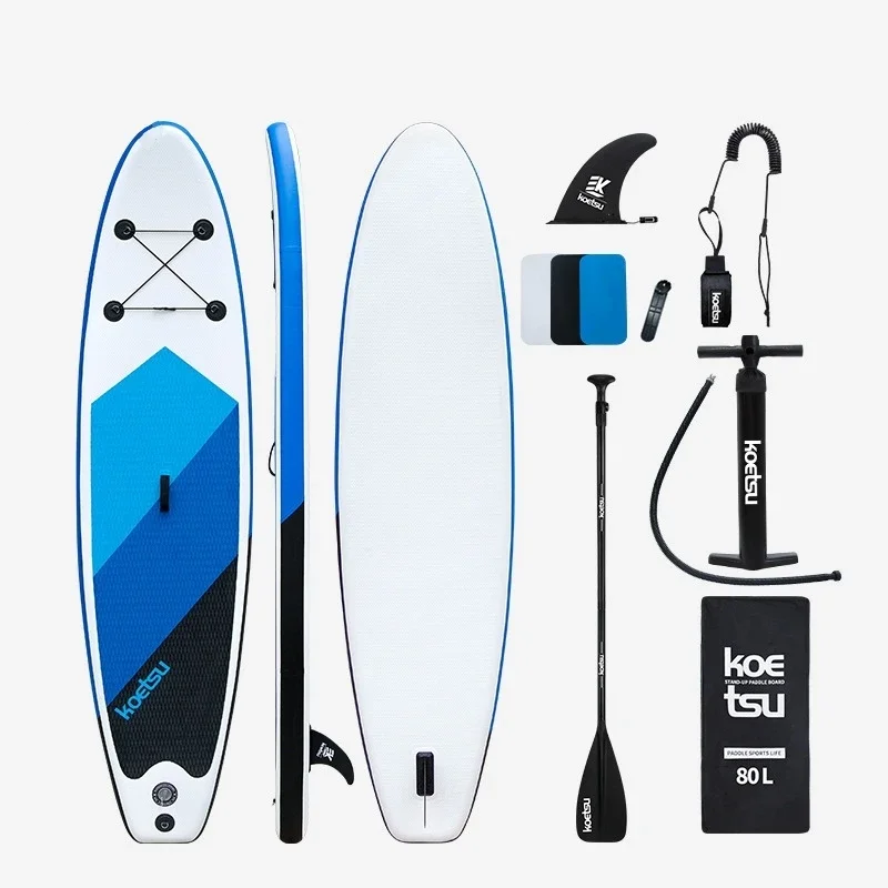 Gonfiabile Stand Up Paddle Board SUP Tavola da surf Kayak Sport acquatici Set da surf PaddleBoard Pinna Piede Corda Pompa Gonfiatore Canoa