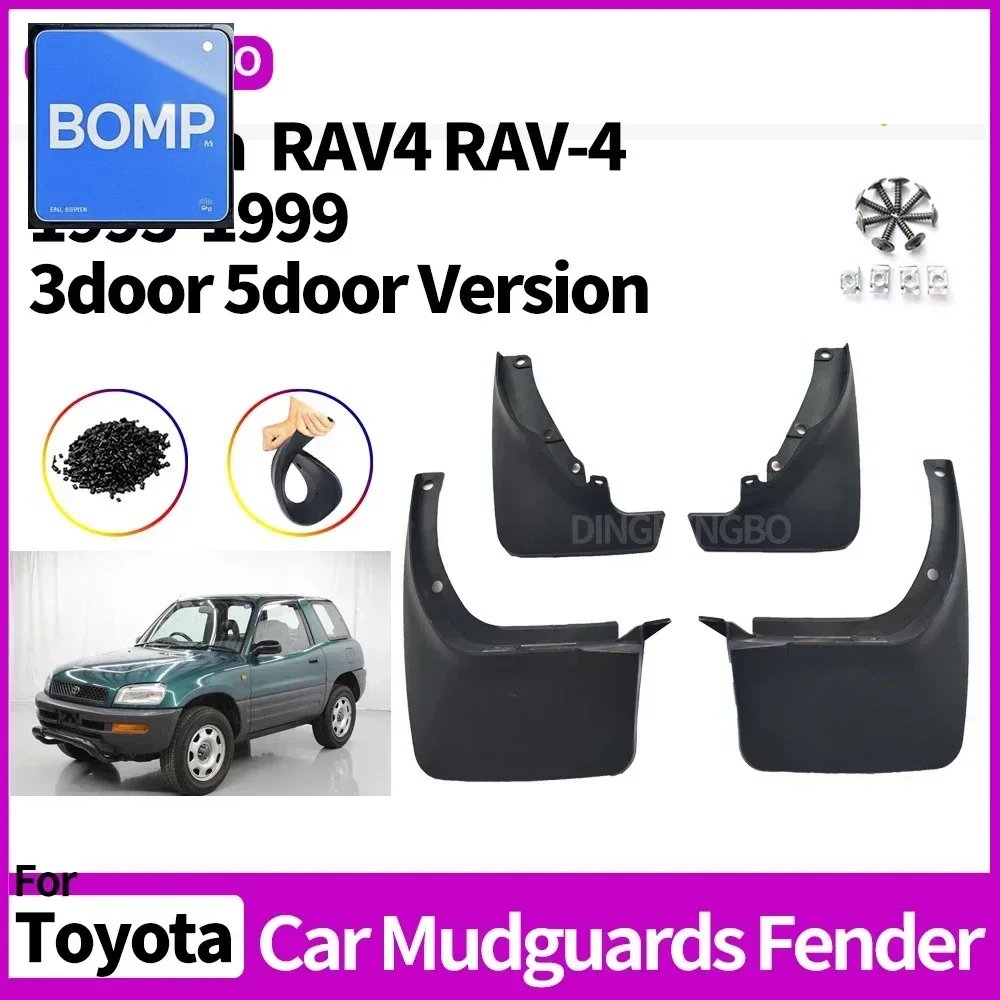 

Fit For Car MudFlaps Mudguards Anti Splash Toyota RAV4 RAV-4 1995-1999 3door 5door Version Front Rear Wheels Fender Car Accesso