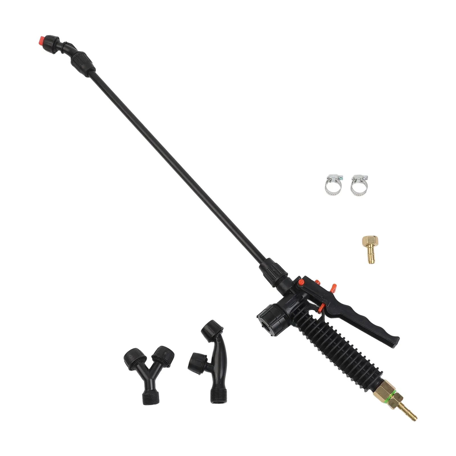 

Комплект латунных распылителей-опрыскивателей с штуцерами, простая установка, совместимость с гибкими шлангами, кислотостойкая конструкция для шлангов 1/4 и 3/8 дюйма