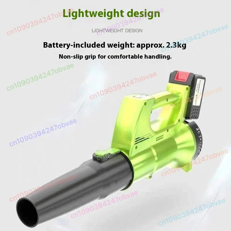 

Портативная беспроводная электрическая воздуходувка для листьев, мощная промышленная воздуходувка для газона, сада, буря, очистки снега