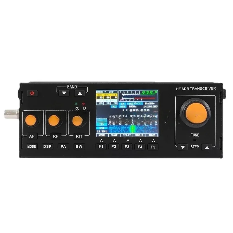 New RS-918 Plus HF SDR MCHF-QRP Transceiver Amateur Shortwave Radio With Microphone3.4AH Built In Battery